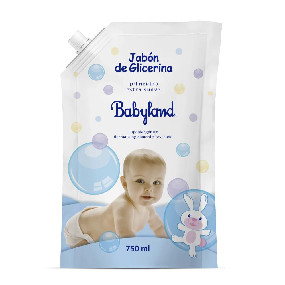 JABON DE GLICERINA BABYLAND X 750 ML - Ecofarma
