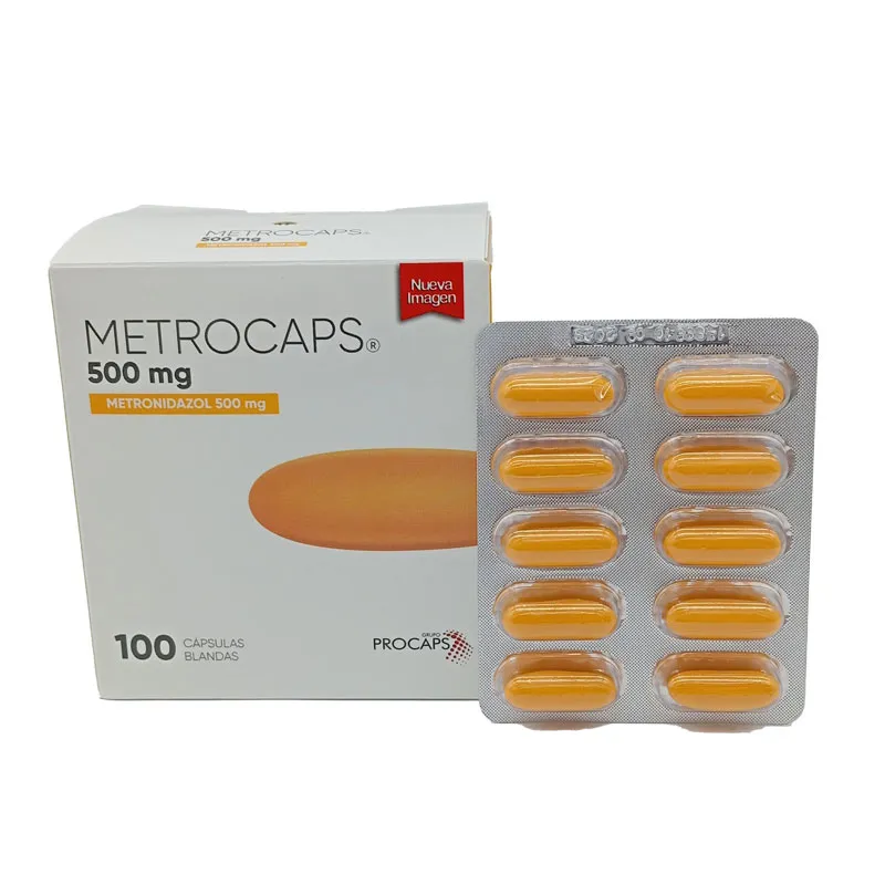 METROCAPS 500 MG CAJA X 100 CAPSULAS - Ecofarma