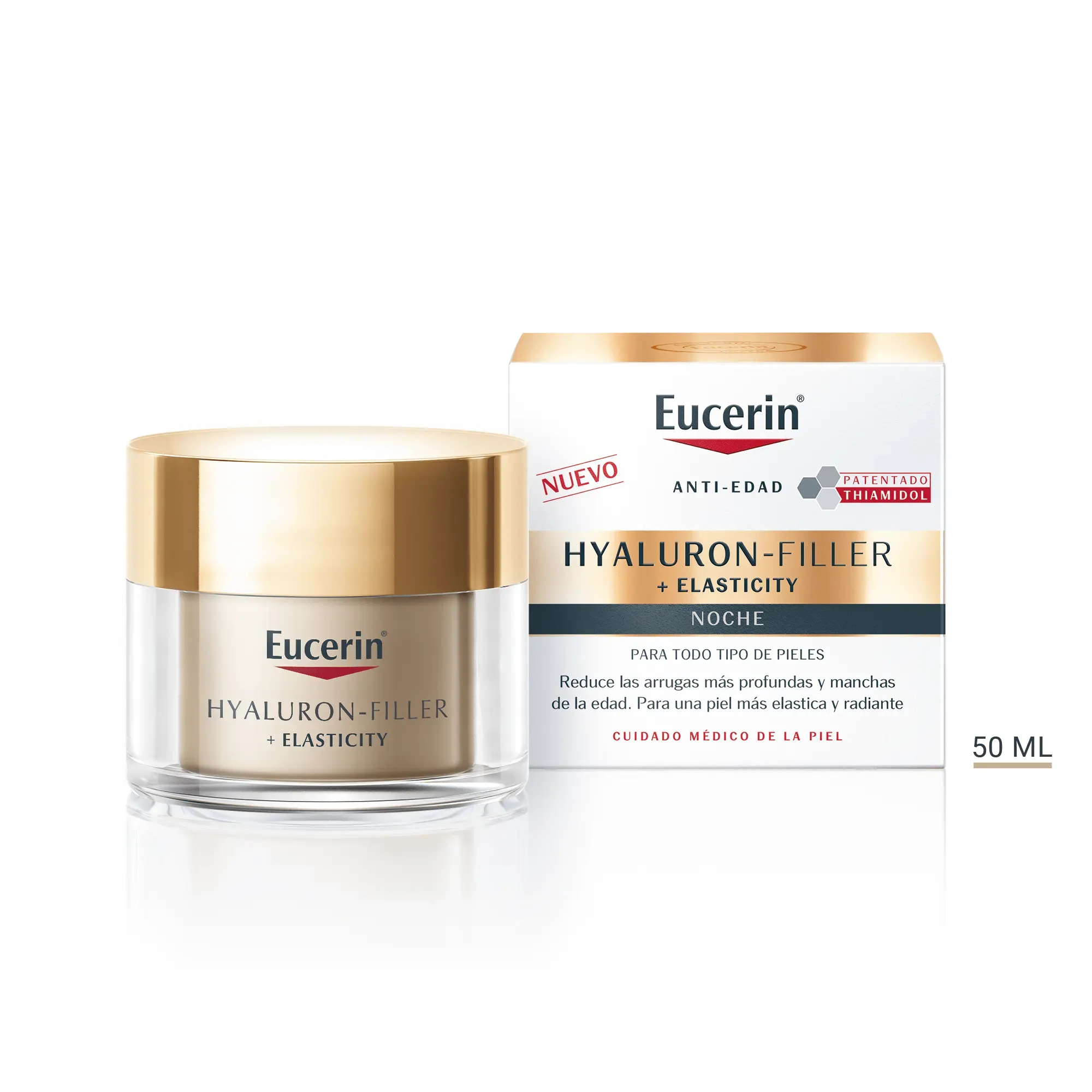 EUCERIN ELASTICITY HIALURON FILLER NOCHE X 50 ML - Ecofarma
