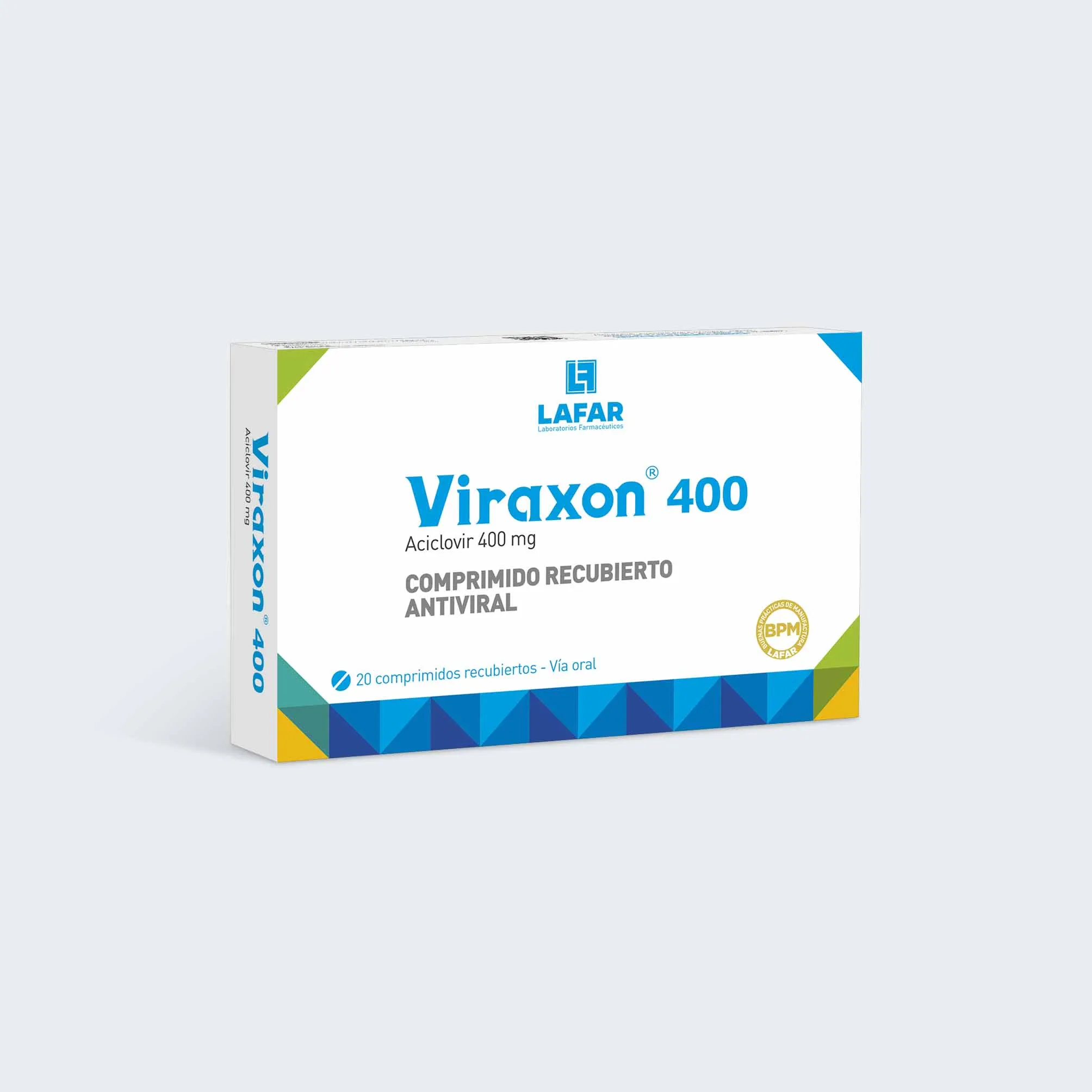 VIRAXON 400 MG CAJA X 20 COMPRIMIDOS - Ecofarma