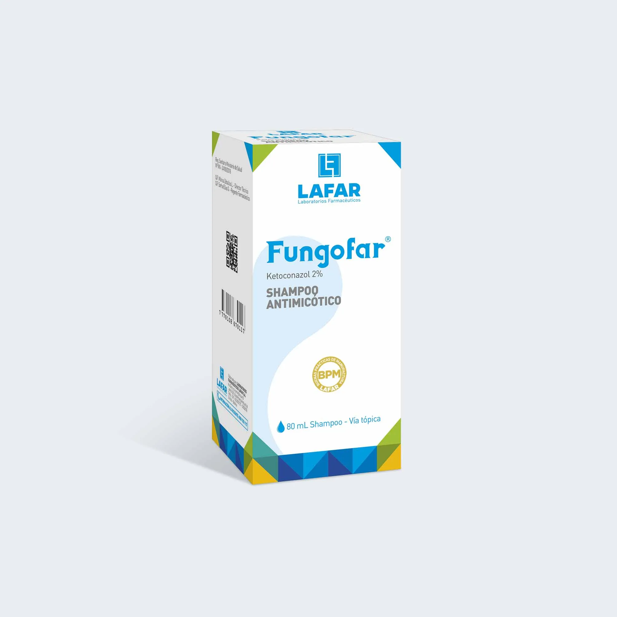 FUNGOFAR 2% SHAMPOO X 80 ML - Ecofarma