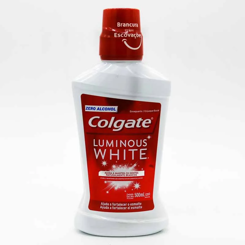 ENJUAGUE BUCAL COLGATE LUMINOUS WHITE X 250 ML - Ecofarma