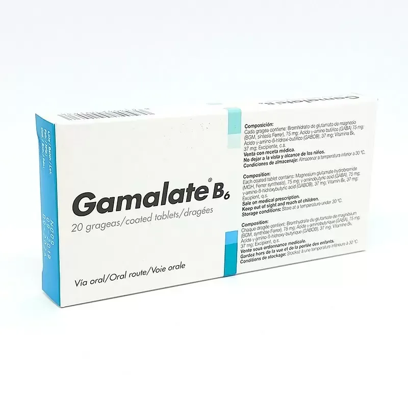 GAMALATE B6 CAJA X 20 COMPRIMIDOS - Ecofarma