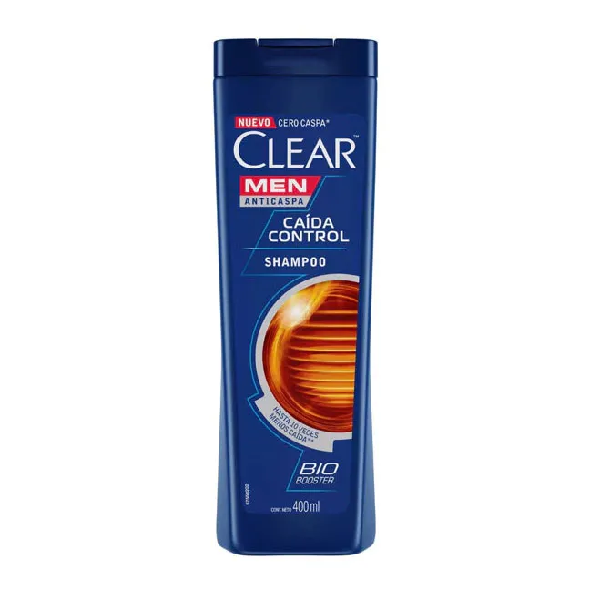 SHAMPOO CLEAR MEN CAIDA CONTROL X 400 ML - Ecofarma