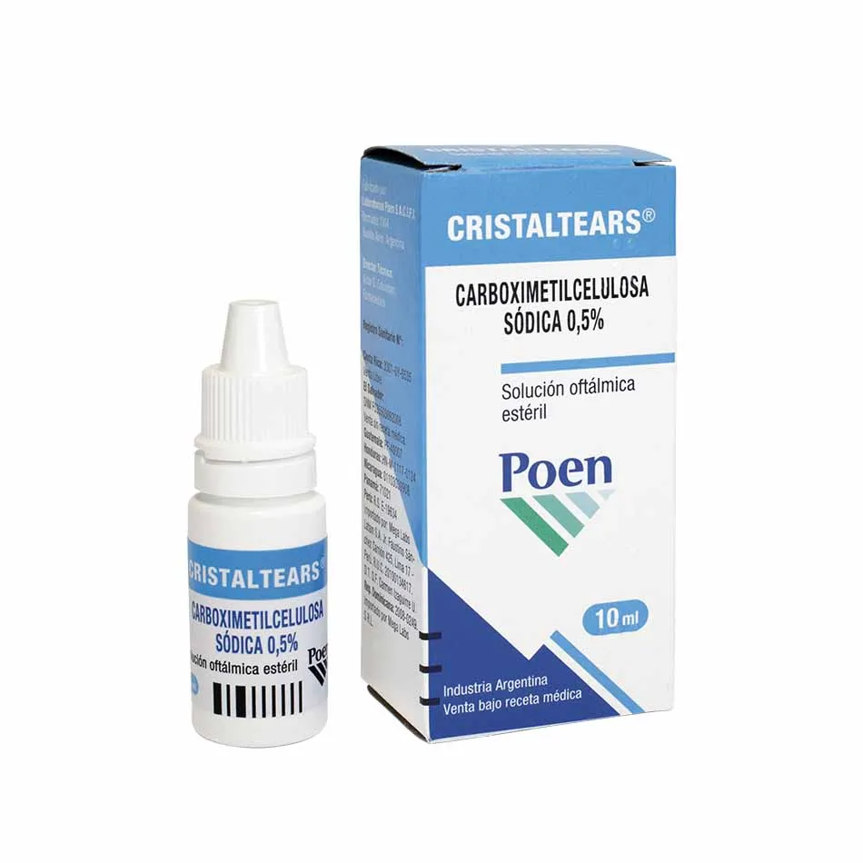 CRISTALTEARS 0.5% SOL. OFTALMICA X 10 ML - Ecofarma