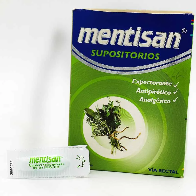 MENTISAN CAJA X 50 SUPOSITORIO - Ecofarma