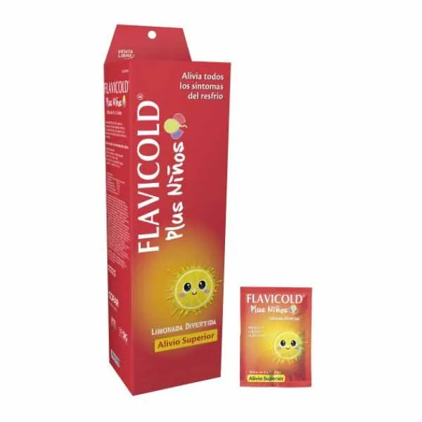 FLAVICOLD PLUS NIÑOS CAJA X 60 SOBRES - Ecofarma