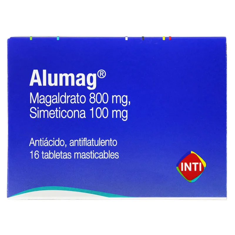ALUMAG CAJA X 16 COMPRIMIDOS MASTICABLE - Ecofarma