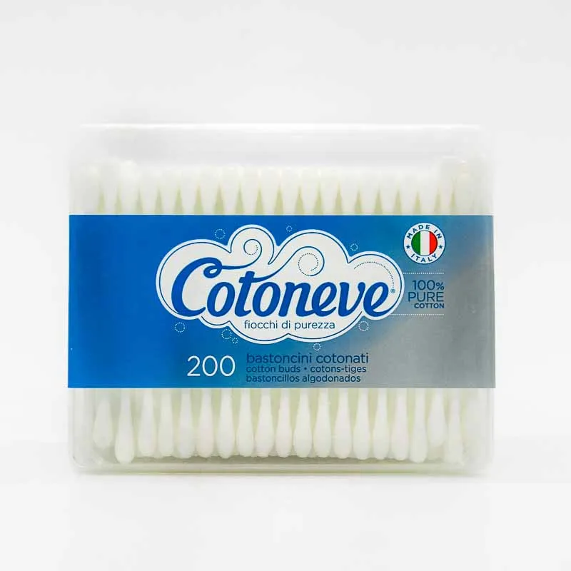 COTONETES COTONEVE X 200 UNIDADES - Ecofarma