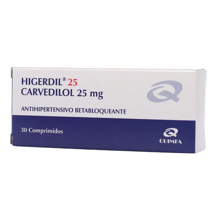HIGERDIL 25 MG CAJA X 30 COMPRIMIDOS - Ecofarma