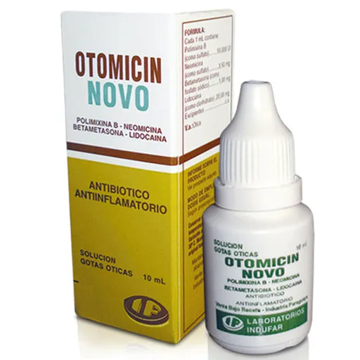 OTOMICIN NOVO GOTAS OTICAS X 10 ML - Ecofarma