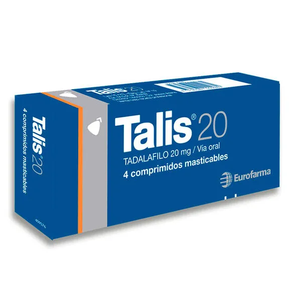 TALIS 20 CAJA X 4 COMPRIMIDOS - Ecofarma