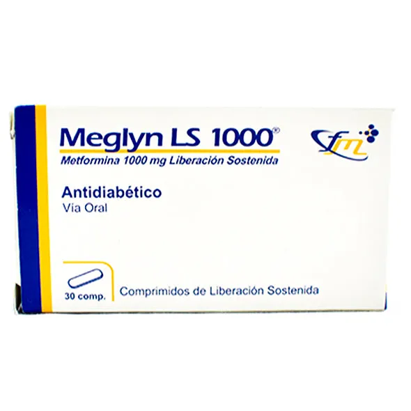 MEGLYN LS 1000 CAJA X 30 COMPRIMIDOS - Ecofarma