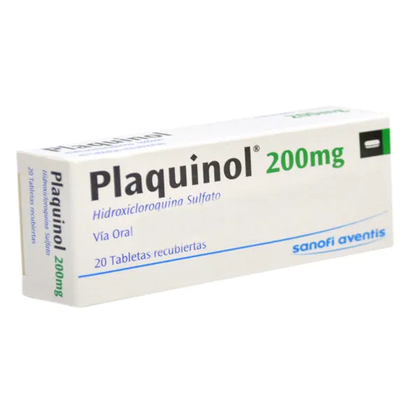 PLAQUINOL 200 MG CAJA X 20 TABLETAS - Ecofarma