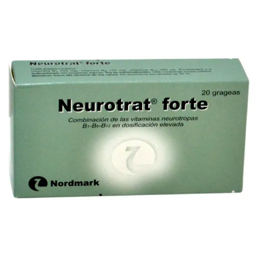 NEUROTRAT FORTE CAJA X 20 GRAGEAS - Ecofarma