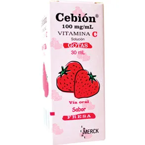 CEBION FRESA 100 MG GOTAS X 30 ML - Ecofarma