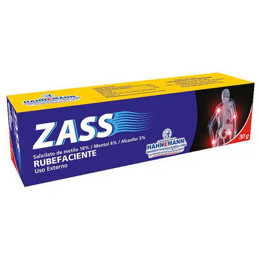 ZASS  UNGUENTO DERMICO RUBEFACIENTE X 30 GR - Ecofarma