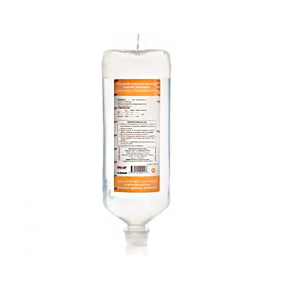 SUERO GLUCOSADO CLORURADO ISOTONICO X 500 ML - Ecofarma