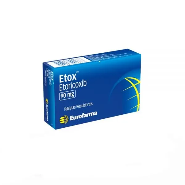 ETOX ETORICOXIB 90 MG CAJA X 14 TABLETAS - Ecofarma