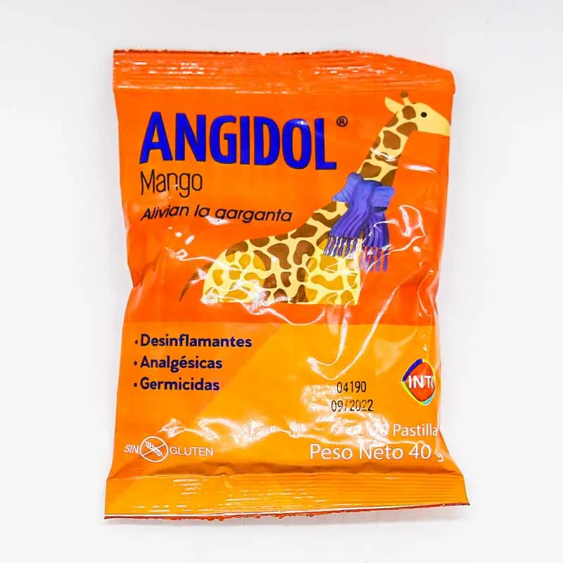 ANGIDOL MANGO X 20 PASTILLAS - Ecofarma