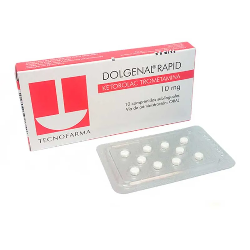 DOLGENAL RAPID 10 MG CAJA X 10 COMPRIMIDOS - Ecofarma