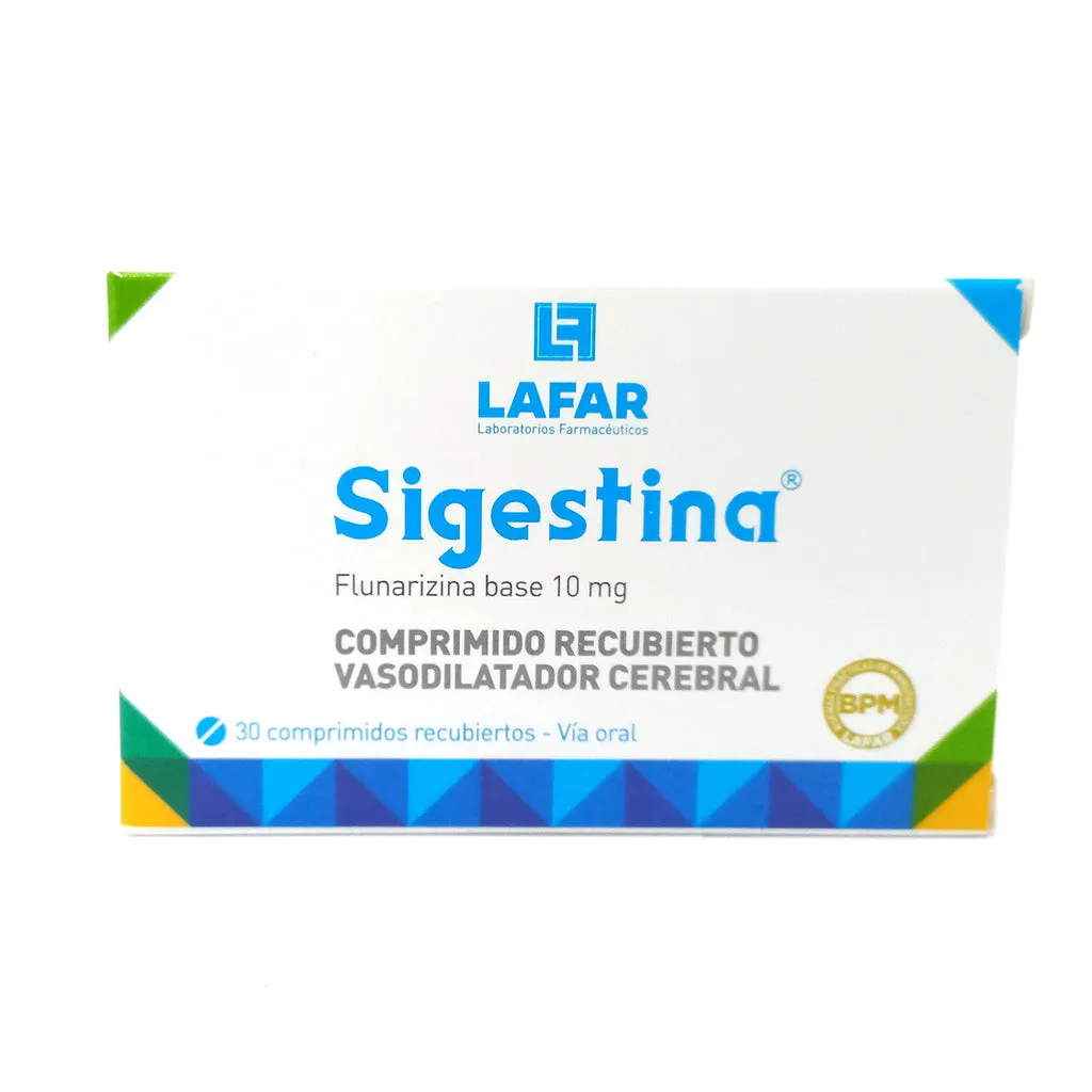 SIGESTINA 10 MG CAJA X 30 COMPRIMIDOS - Ecofarma