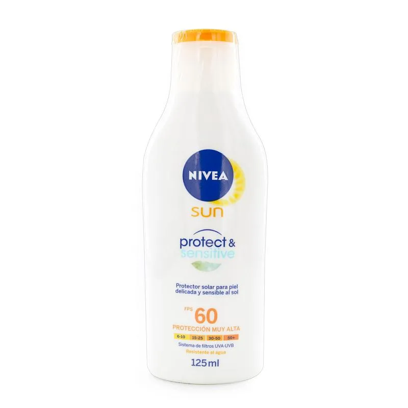 PROTECTOR  SOLAR NIVEA PFS-60 SENSIVE X 125 ML - Ecofarma