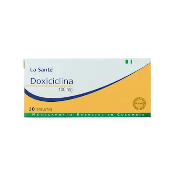 DOXICICLINA 100 MG CAJA X 10 COMPRIMIDOS - Ecofarma