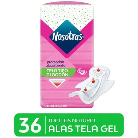 NOSOTRAS ALAS TELA GEL X 36 UNIDADES - Ecofarma
