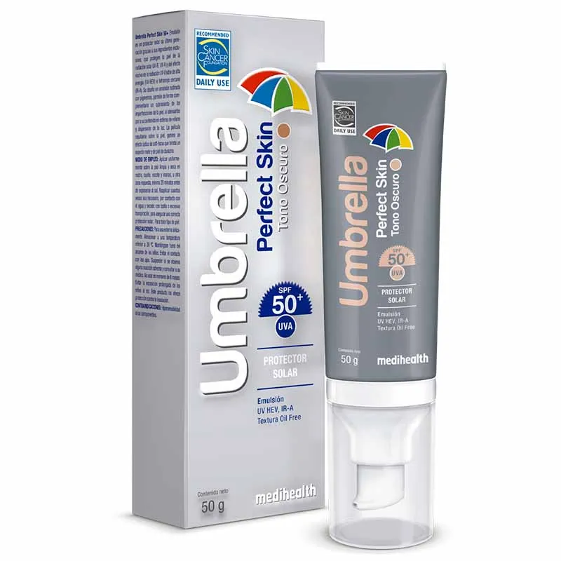 UMBRELLA PERFECT SKIN TONO OSCURO FPS 50 X 50 G. - Ecofarma
