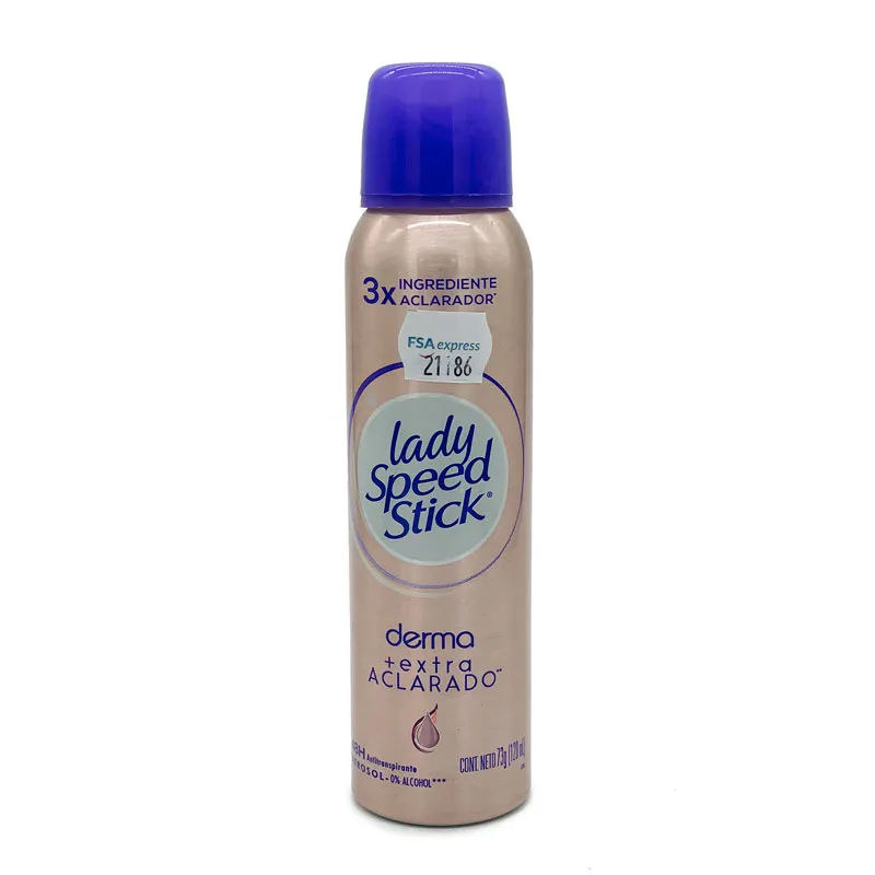 DESODORANTE AEROSOL LADY SPEEAD STIK ACLARADO X 120 ML - Ecofarma