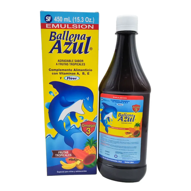 BALLENA AZUL MELOCOTON FCO X 200 ML - Ecofarma