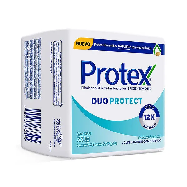 JABON PROTEX DUO PROTEC BARRA X 120 G - Ecofarma