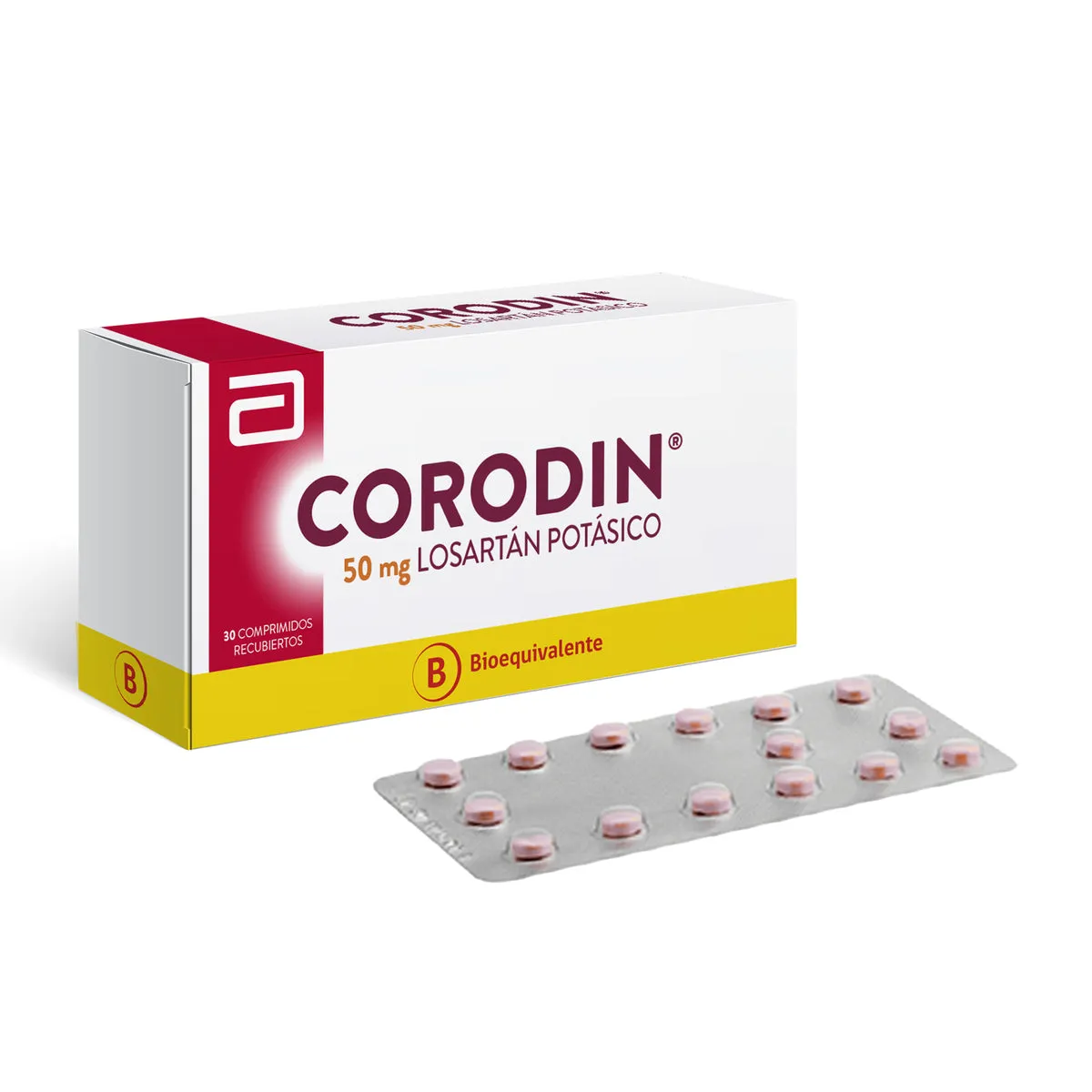 CORODIN 50 MG CAJA X 30 COMPRIMIDOS - Ecofarma
