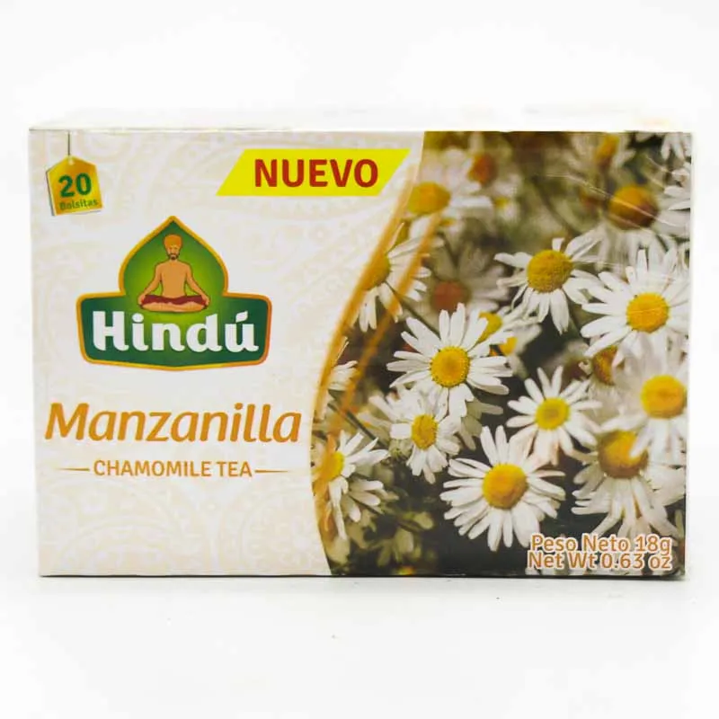 TE DE MANZANILLA HINDU CAJA X 20 BOLSITAS - Ecofarma