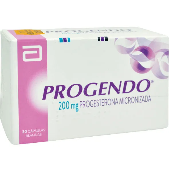 PROGENDO PROGESTERONA 200 MG CAJA X 30 CAPSULAS - Ecofarma