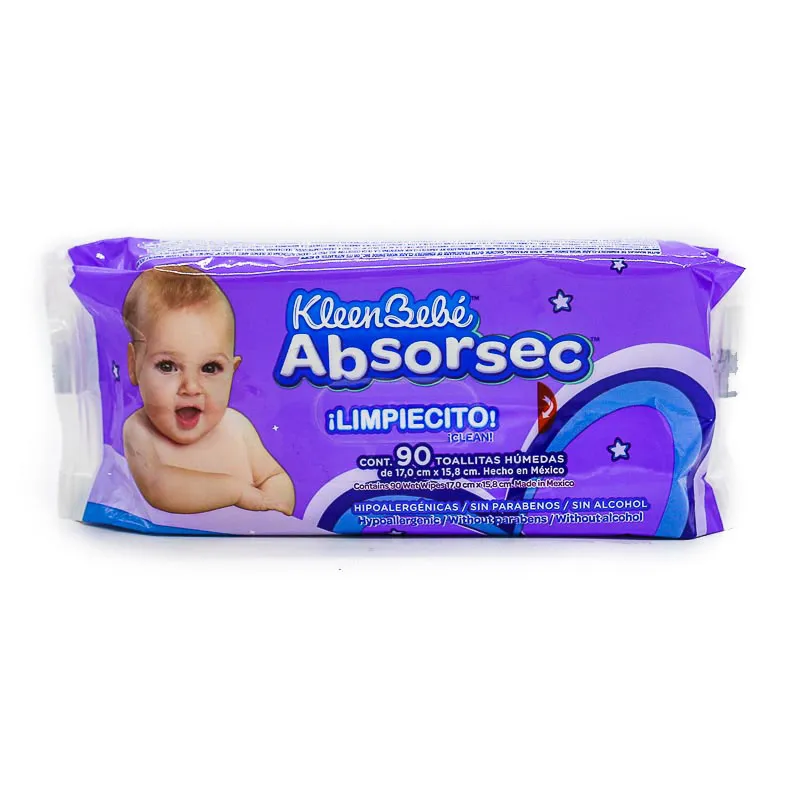 KLEENBEBE TOALLAS HUMEDAS X 90 UNIDADES - Ecofarma