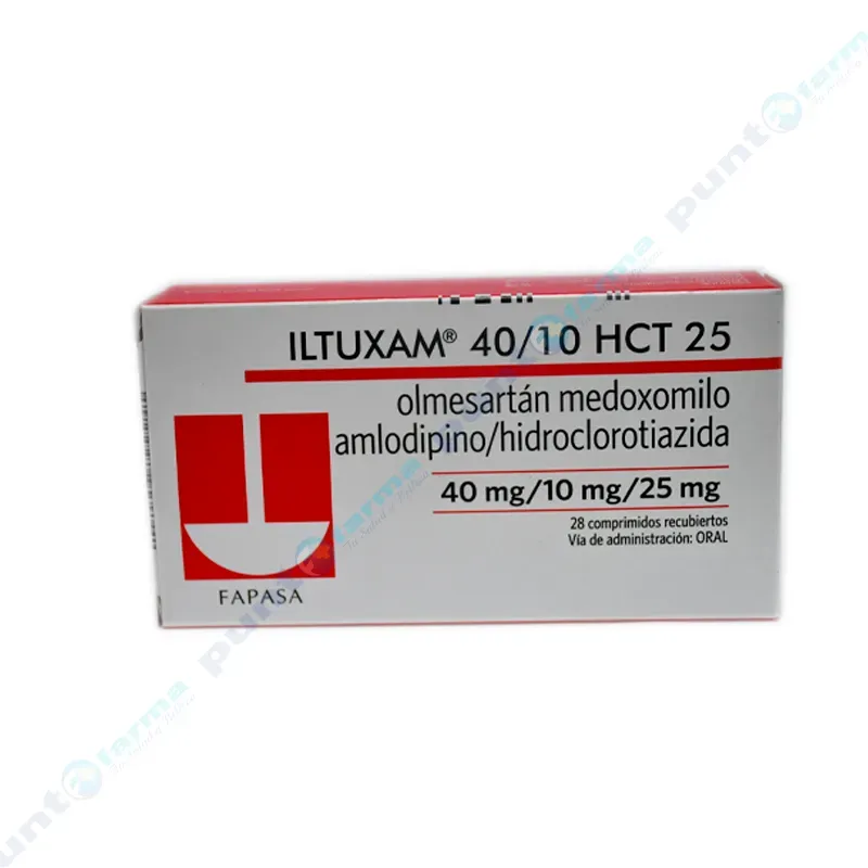 ILTUXAM HCT 40/10/25 CAJA X 28 COMPRIMIDOS - Ecofarma
