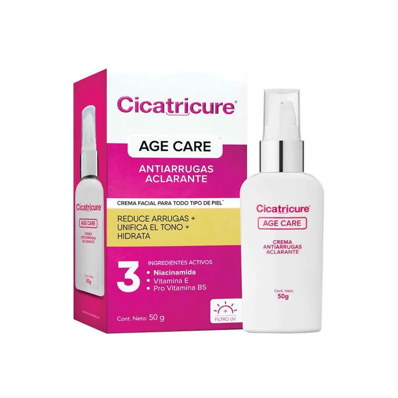 CICATRICURE AG CARE ANTIARRUGA ACLARANTE 50 GR - Ecofarma