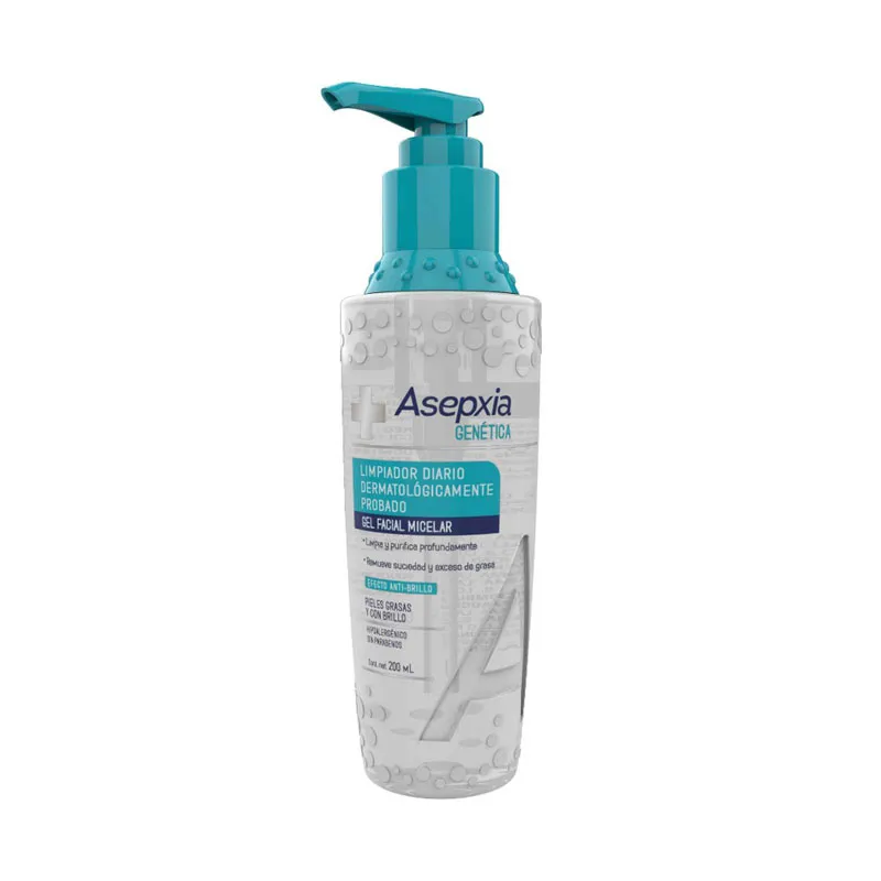 ASEPXIA GEN GEL FACIAL MICELAR X 200 ML - Ecofarma