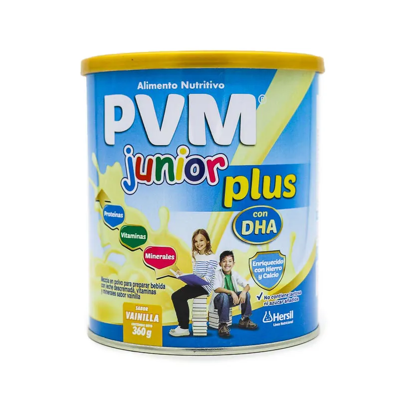 PVM PLUS JUNIOR VAINILLA POLVO X 360 GR - Ecofarma