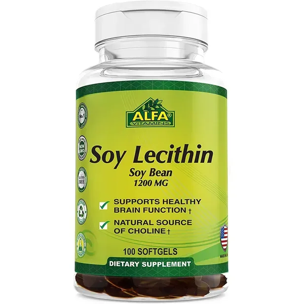 SOY LECITHIN 1200 MG FCO X 100 CAPSULAS - Ecofarma
