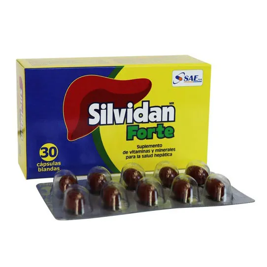 SILVIDAN FORTE CAJA X 30 CAPSULAS BLANDAS - Ecofarma