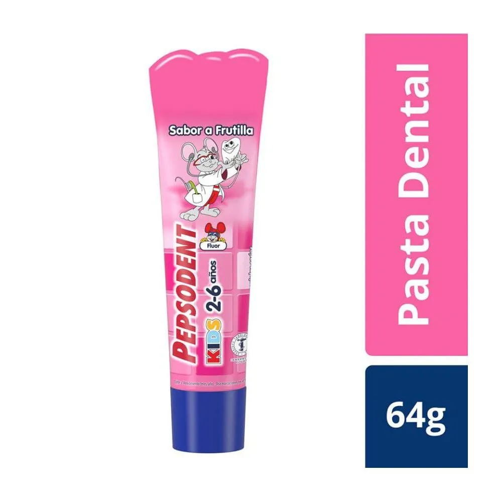 PEPSODENT KIDS NIÑA 2-6 AÑOS TUBO X 50 ML - Ecofarma