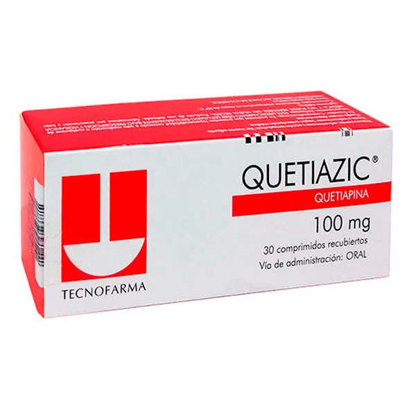 QUETIAZIC 100 MG CAJA X 30 COMPRIMIDOS - Ecofarma