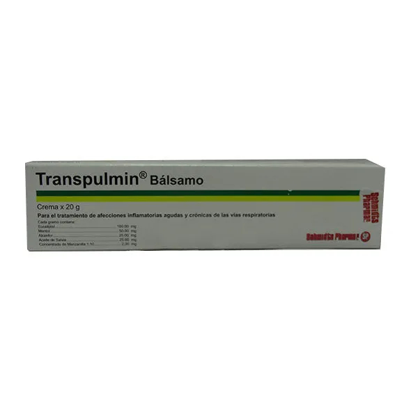 TRANSPULMIN BALSAMO CREMA X 20 G - Ecofarma