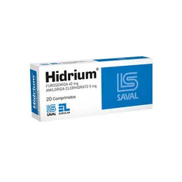 HIDRIUM CAJA X 20 COMPRIMIDOS - Ecofarma