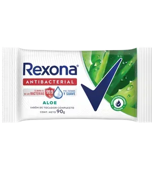 JABON REXONA ANTIBACTERIAL ALOE 90 GR - Ecofarma
