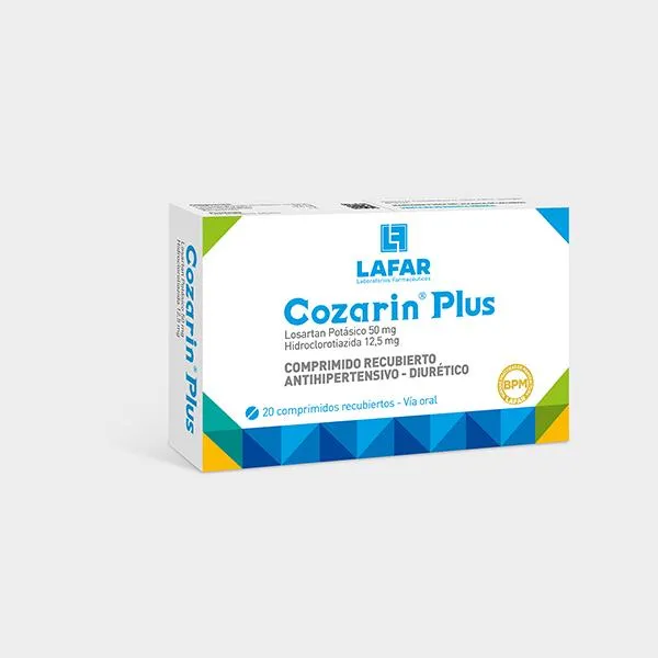 COZARIN PLUS CAJA X 20 COMPRIMIDOS - Ecofarma