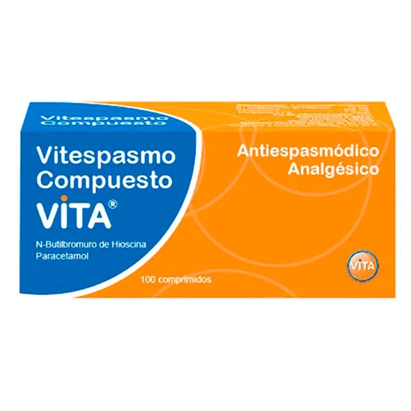 VITESPASMO COMPUESTO CAJA X 100 COMPRIMIDOS - Ecofarma
